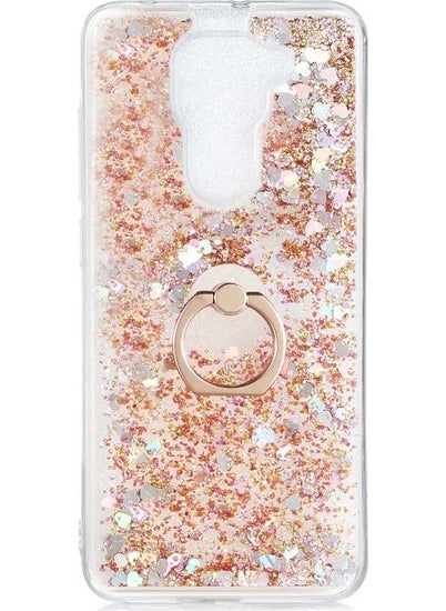 TahTicMer Xiaomi Redmi Note 9 Pro Case Sequin Water Ring Heart Glitter Stand Silicone Milce Cover Luxury  - Image 1