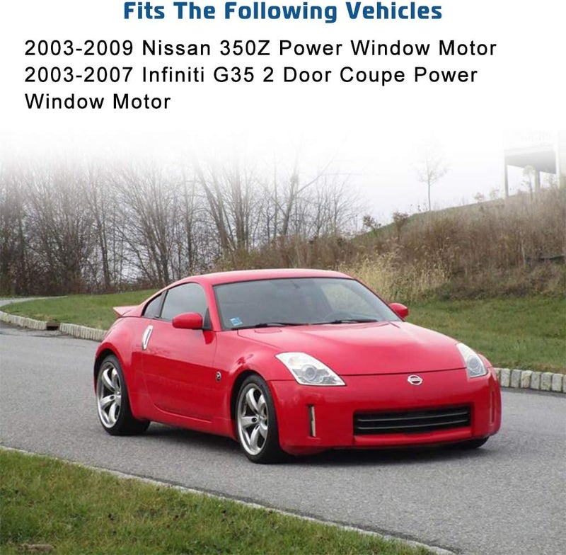 A ABIGAIL Window Lift Motor for 2003-2009 Nissan 350Z & 2003-2007 Infiniti G35 Coupe - Front Right Passenger Side Replacement - Image 4