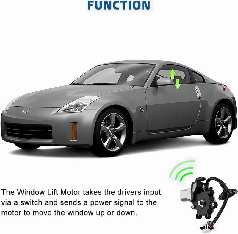 A ABIGAIL Window Lift Motor for 2003-2009 Nissan 350Z & 2003-2007 Infiniti G35 Coupe - Front Right Passenger Side Replacement - Image 3