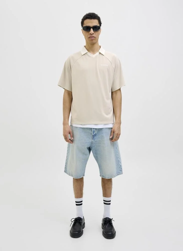JACK & JONES JCOLIDO PIQUE NEEDLE OPEN POLO SS