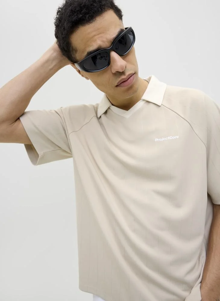 JACK & JONES JCOLIDO PIQUE NEEDLE OPEN POLO SS
