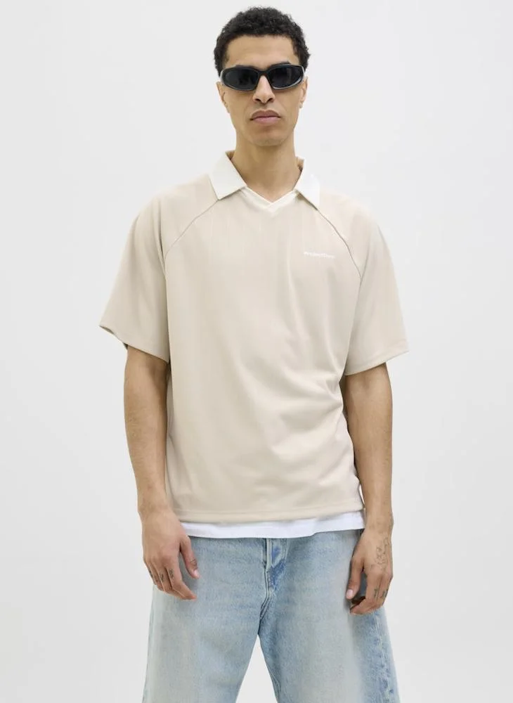 JACK & JONES Jcolido Pique Needle Open Polo Shirt