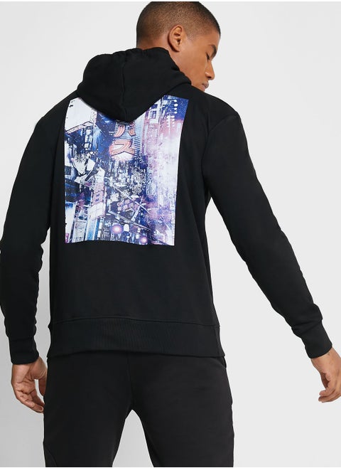 Printed Hoodie