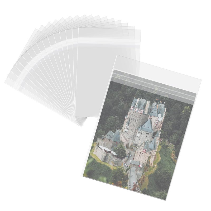 MBC MAT BOARD CENTER Mat Board Center 11x14 Crystal Clear Sleeves Resealable Polypropylene Storage Bags with Flap Fit for 11x14 Photo Mat Photos  Prints  100 Pack
