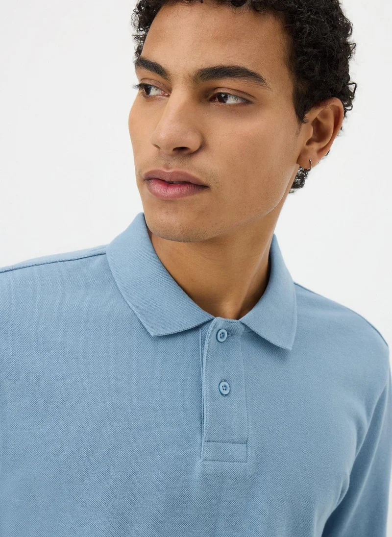Matalan Light Blue Essential Polo Shirt