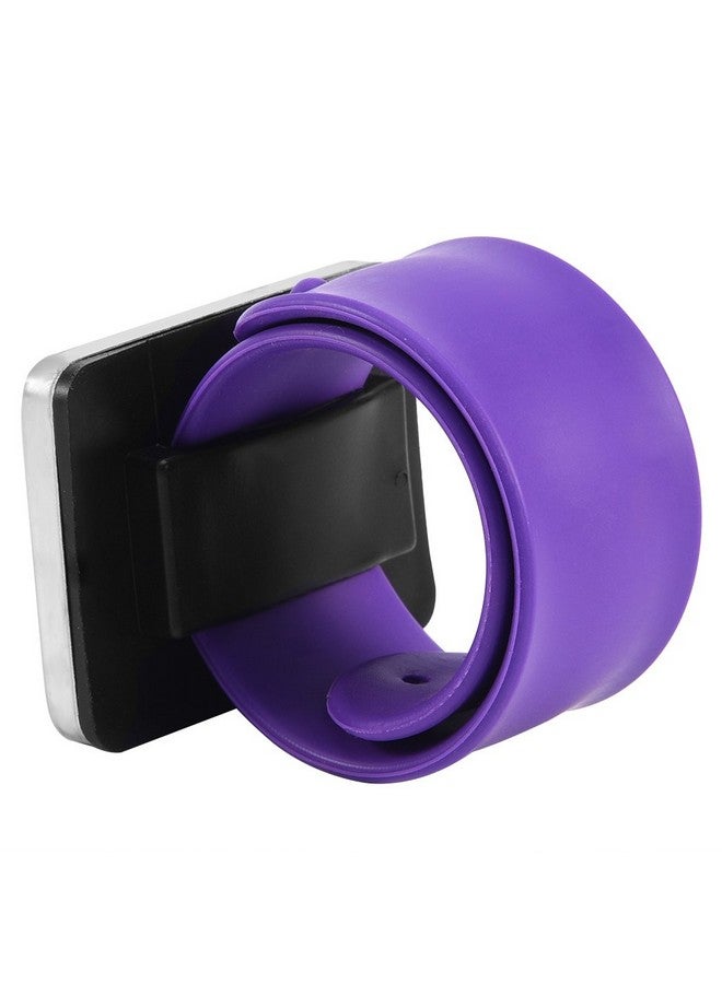 Brrnoo Jam Braiding Gel Magnetic Hair Clip Wrist Band Hair Clips Bracelet For Hairpin Collection( 4Purple) - Image 4