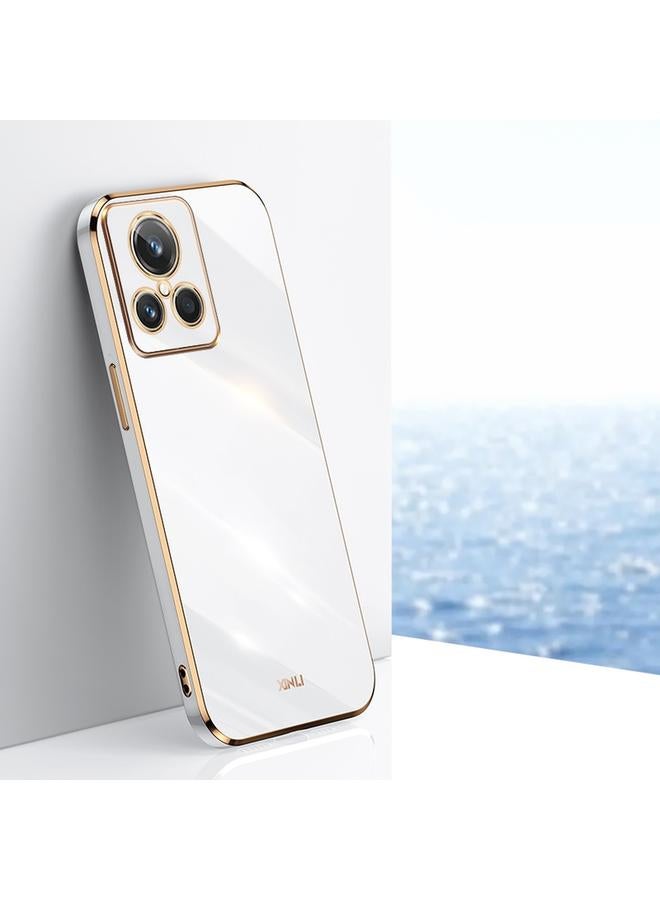 اس-توب جراب لهاتف Realme GT2 Explorer Master 5G من XINLI بحافة مستقيمة 6D مطلي بالكهرباء من مادة TPU - Image 1