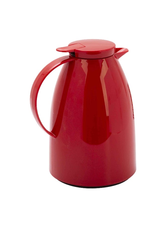 Invicta Vienna Dishwasher Safe Contemporary Coffee Pot Red 1 L - Image 1