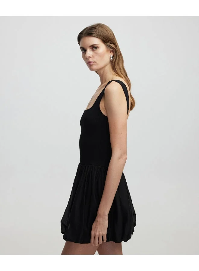 ابيكول Balloon Hem Mini Dress