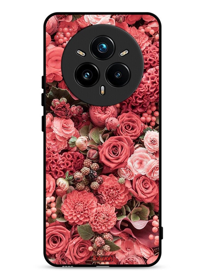 Realme 14 Pro 5G Protective Case Cover Peach Roses