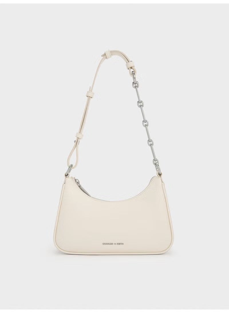 تشارلز & كيث حقيبة كتف وحقيبة صدرية للسيدات من تشارلز آند كيث - موديل "لين" بسلسلة حلقية مترابطة - Image 1