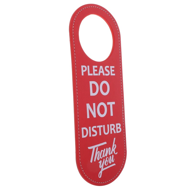 2pcs Do Not Disturb Door Sign Please Knock Room Sign Door Knob Sign Double Sided Door Hanger Sign - Image 5