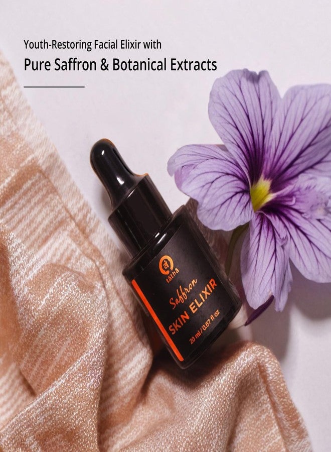 Tatha 100% Natural Saffron Oil-based Face Serum | For Ageless Beauty and Radiant Skin | 20 ml Ayurvedic Kumkumadi Tailam for Dull Skin, Dark Spots & Pigmentation - Image 3