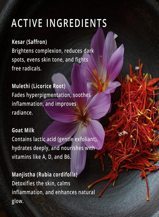 Tatha 100% Natural Saffron Oil-based Face Serum | For Ageless Beauty and Radiant Skin | 20 ml Ayurvedic Kumkumadi Tailam for Dull Skin, Dark Spots & Pigmentation - Image 4
