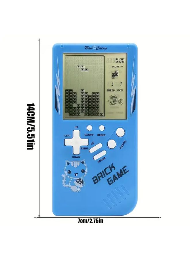Blue Blue Two Educational Handheld Game Console Set Portable Classic Electronic Toy Gift - Image 2