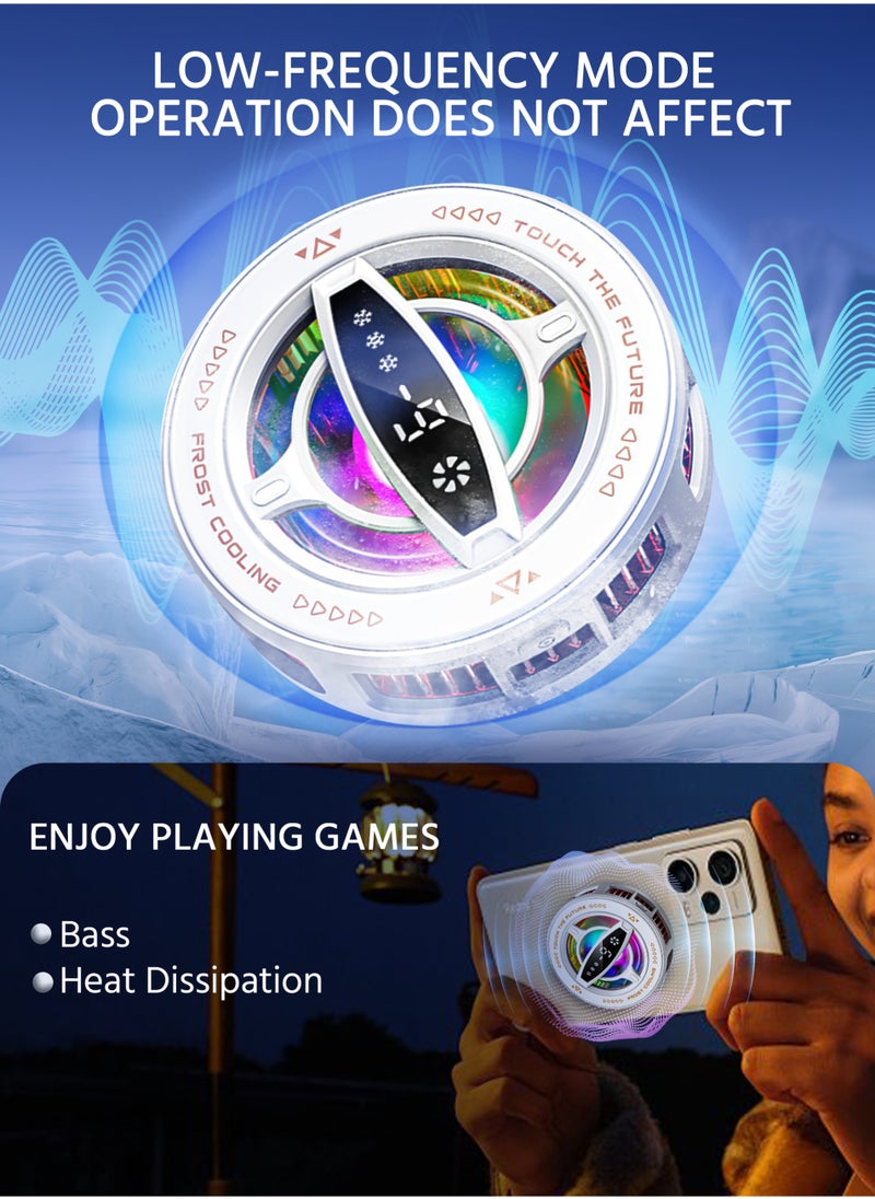 Magnetic Phone Cooler, Portable Phone Cooling Fan, Semiconductor Cooler Game Cooling  - Image 4