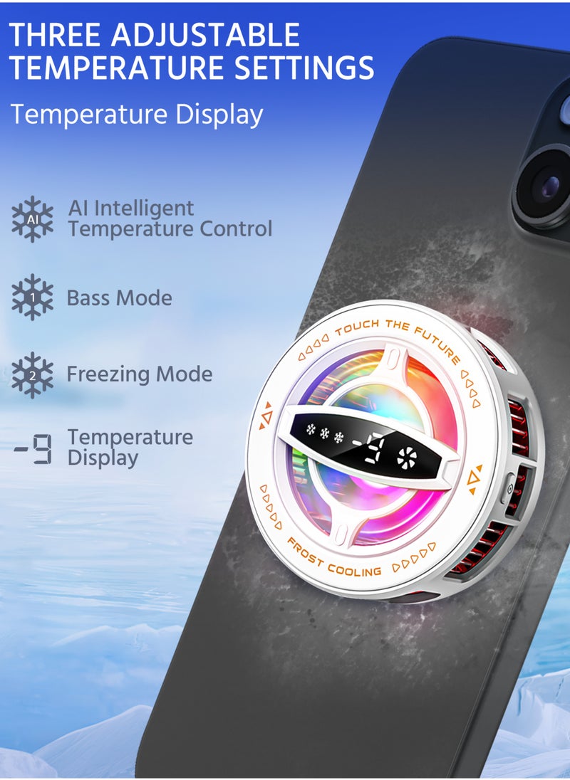 Magnetic Phone Cooler, Portable Phone Cooling Fan, Semiconductor Cooler Game Cooling  - Image 2