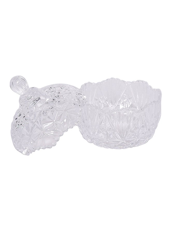 Glass Sugar Pot Clear 10.5x12centimeter - Image 2