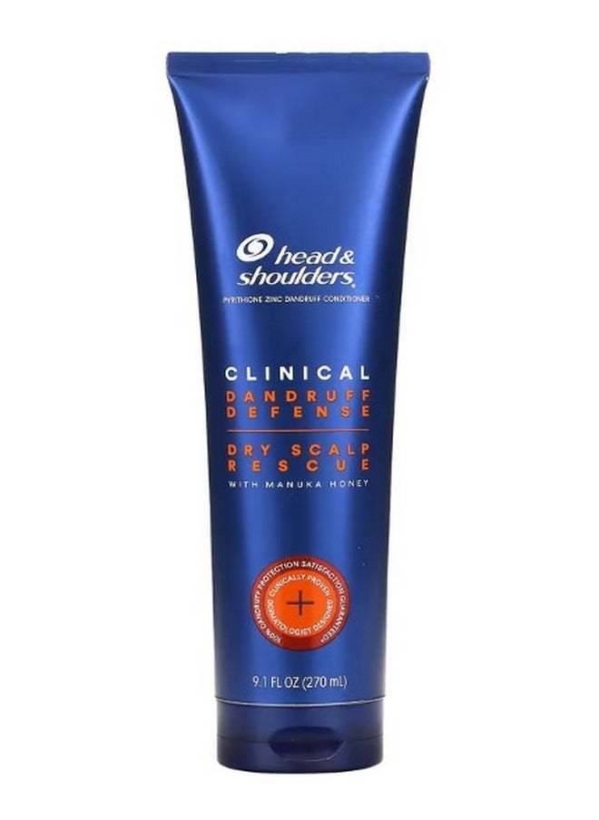 Head & Shoulders Clinical Dandruff Defense Conditioner Dry Scalp Rescue 9.1 fl oz 270 ml  - Image 1