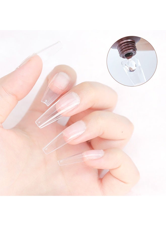 LIMEGIRL Nail Tips Glue, Super Strong Solid Glue Gel For Press On Nails , Acrylic  Nails .UV Light Curing , Long Lasting 20g Tube Design For Easier Application,For Nail Strengthening DIY Nail Art Home Salon Use - Image 2