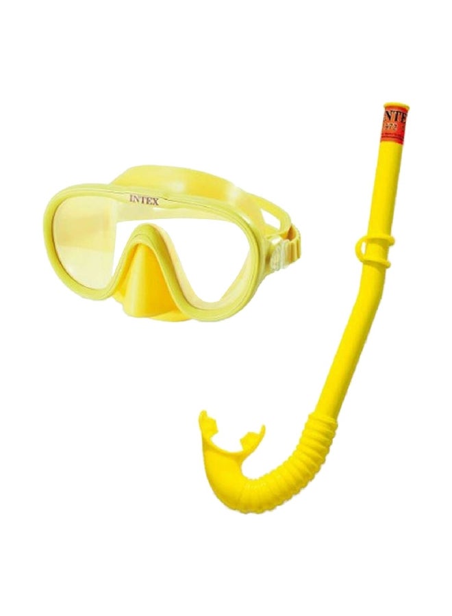 INTEX 2-Piece Secure Fit High Quality Wave Rider Swim Set Yellow 55647