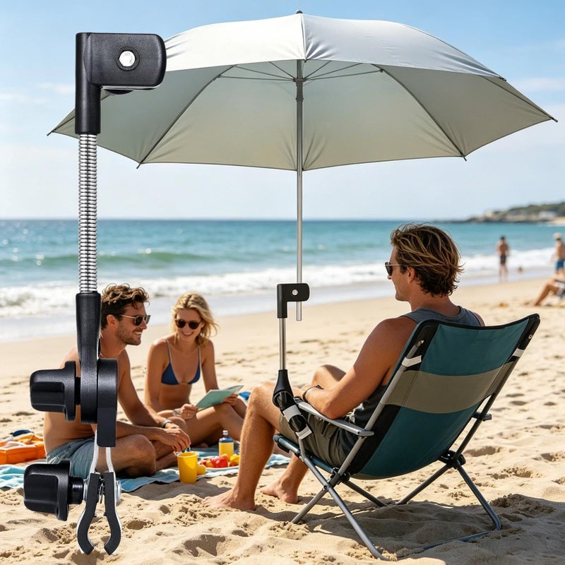 Umbrella Holder For Chair Wheelchair Sunshade Frame Support Patio Picnic Balcony Lawn Camping Outdoor Beach - Image 4