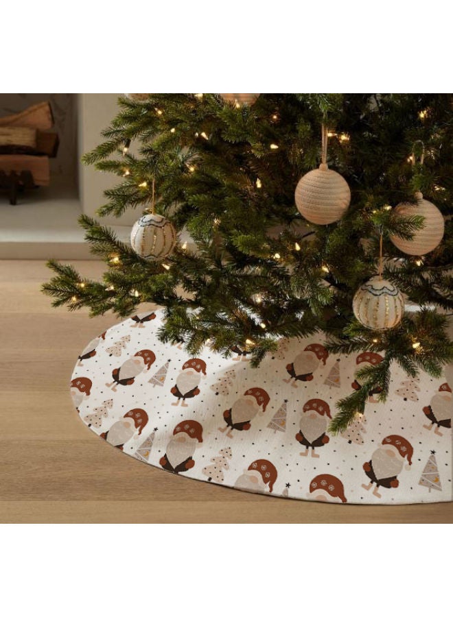 Home Print Velvet Christmas Tree Skirt That Would Make A Fantastic Addition To Your Holiday Themed Homes
