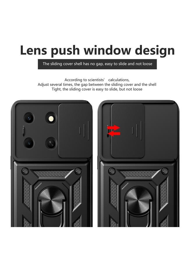 Zaboon Case For Infinix Note 30i Sliding Camera Cover Design TPU+PC Phone Case - Image 4