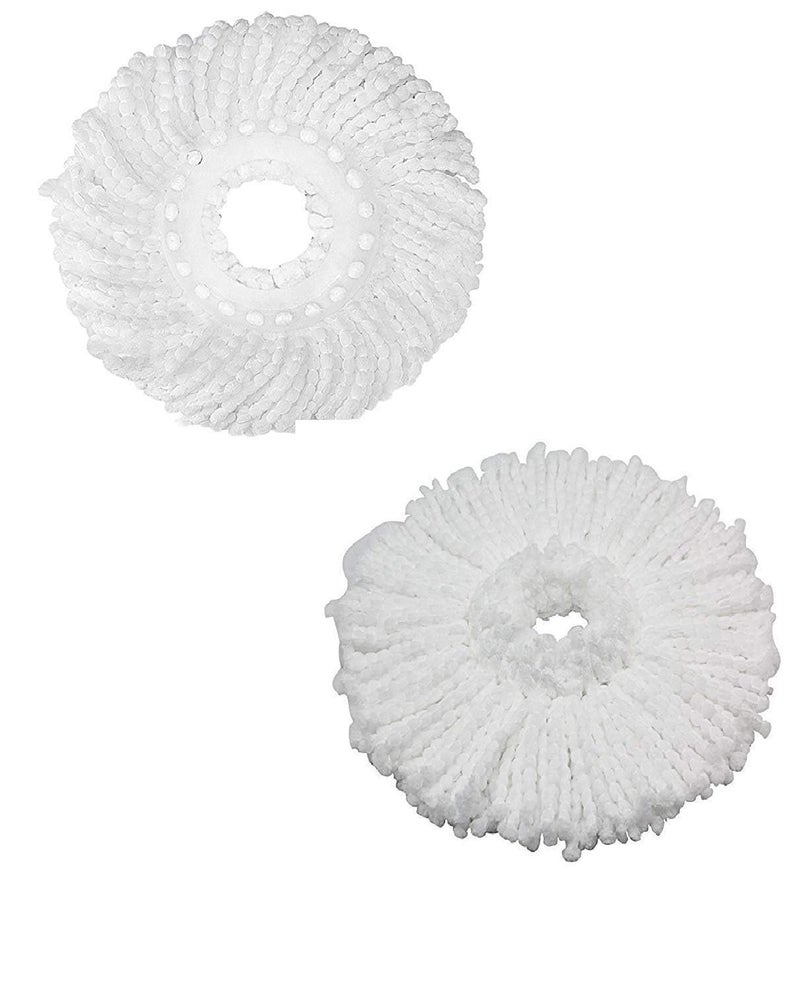 Koniry 360 Degree High Absorption Microfiber Double Sided Healthy Spray PVA Magic Spin Mop with Bucket (Multicolour) (2pc) - Image 1