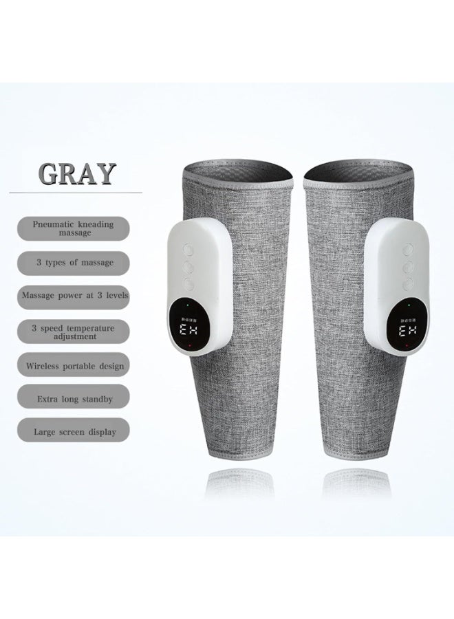 Halamine 2 PCS Leg Massager, Calf Air Compression Massager with Heat, 3 Modes 3 Intensities for Circulation, Leg Pain Relief & Muscle Relaxation, Home Use - Image 4