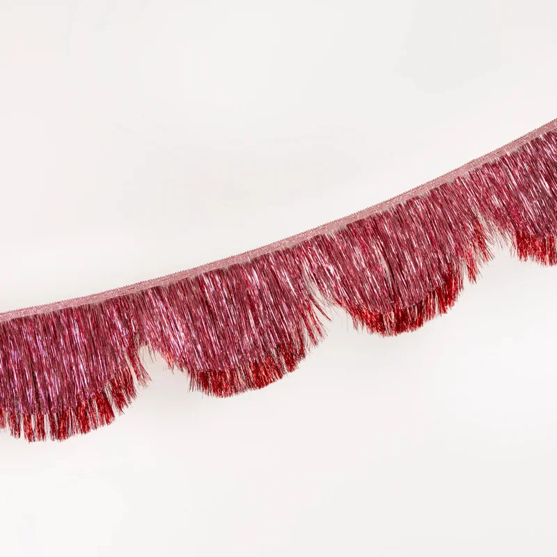 Meri Meri  Pink Tinsel Scallop Garland  | Best Price UAE