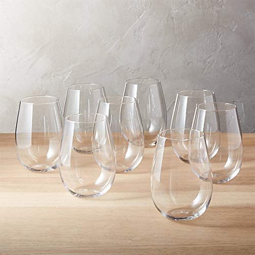 Krupasadhya stemless red and White Wine Glasses Large Tumbler for Whiskey Wine soda Lemonade Cocktail hotCold Water JuiceMultiPurpose Beverage Drinking Transparent Glass 400ml Set of 6 - Image 3