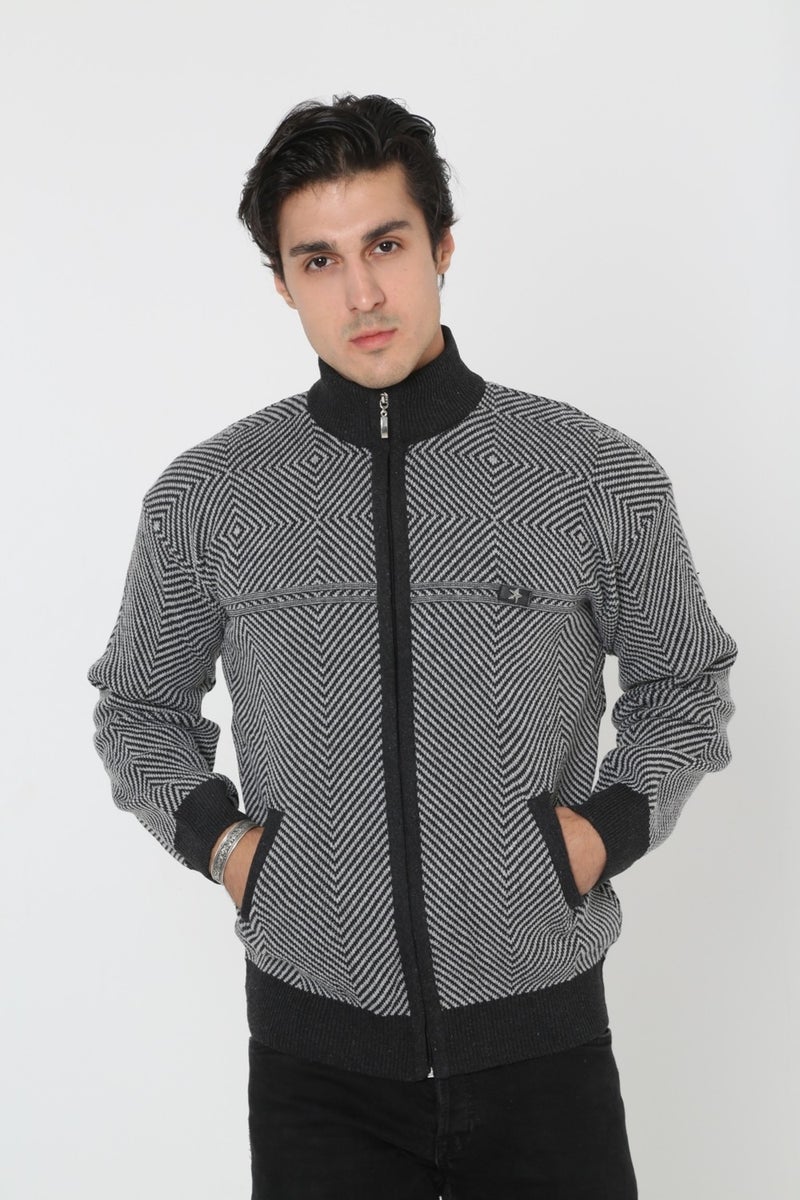 KMK Kombin KMK Combination Baba Super Oversized Knitwear Zippered Knitted Cardigan & Sweater  - Image 1