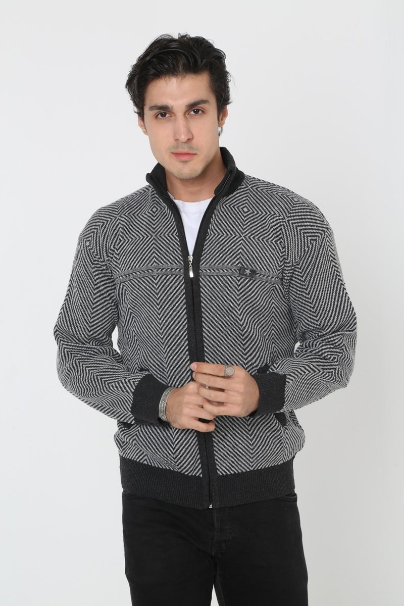 KMK Kombin KMK Combination Baba Super Oversized Knitwear Zippered Knitted Cardigan & Sweater  - Image 3