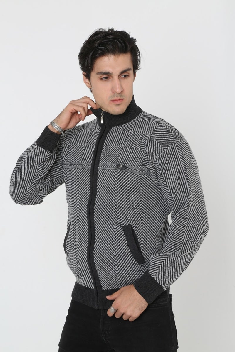 KMK Kombin KMK Combination Baba Super Oversized Knitwear Zippered Knitted Cardigan & Sweater  - Image 2