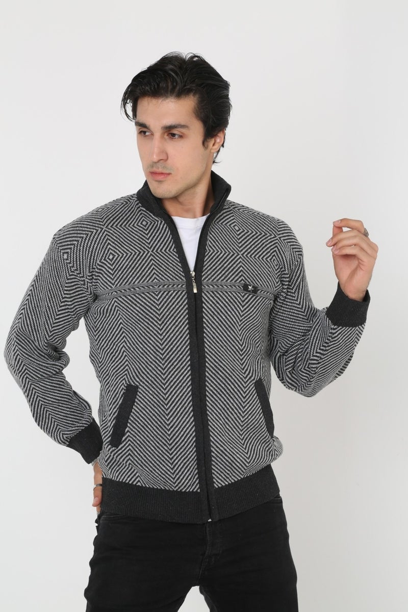 KMK Kombin KMK Combination Baba Super Oversized Knitwear Zippered Knitted Cardigan & Sweater  - Image 4