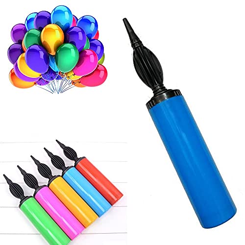 Kala Decorators Blue Long Lasting Balloon Pump,Hand Air Pump - Image 2