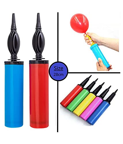 Kala Decorators Blue Long Lasting Balloon Pump,Hand Air Pump - Image 3