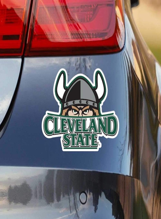 Nudge Printing NCAA Vintage Popular Car Decals (Cleveland State University) Magnus The Viking Sticker - Image 2