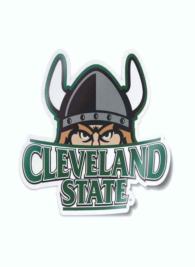 Nudge Printing NCAA Vintage Popular Car Decals (Cleveland State University) Magnus The Viking Sticker - Image 1