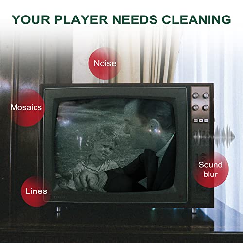 Nicer VCR Head Cleaner for VCR VHS Players, VHS Video Head Cleaner Tape, Wet Type - Image 3