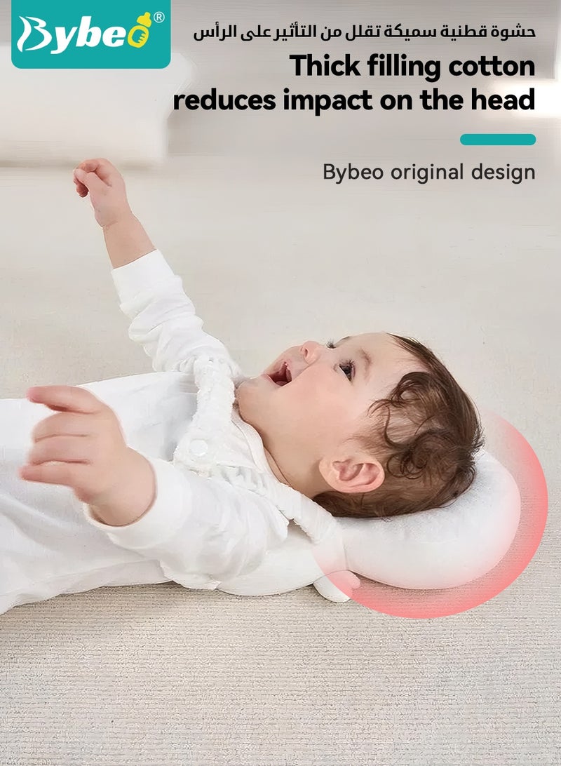 بيبو وسادة واقية لرأس الاطفال ضد السقوط مع 2 وسادات الركبة، آدات أمان لحماية رأس وظهر وركبتي الأطفال الرضع عندما يزحف ويمشى - Image 4