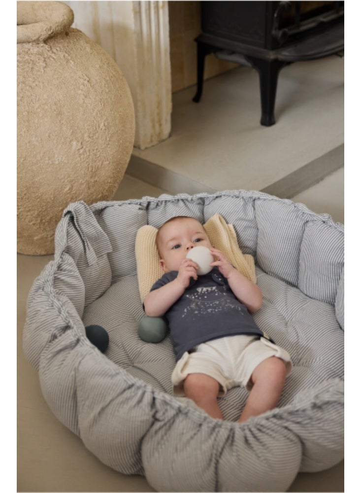 Dirkje Boys Baby Set T-Shirt Shorts Dark Blue White - Image 4