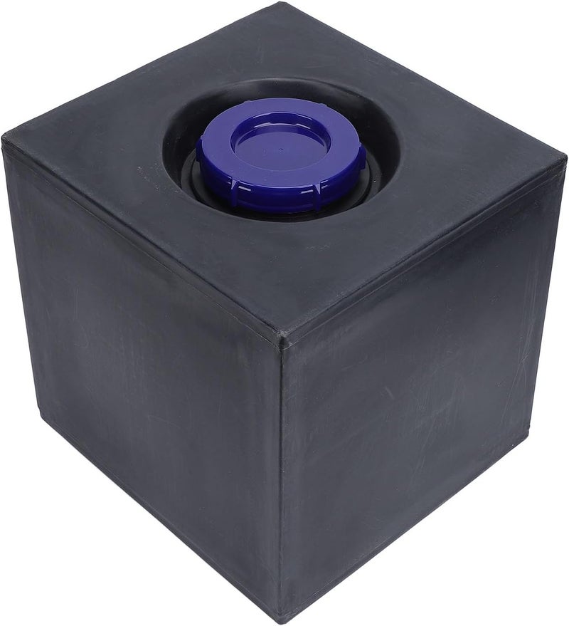 8 Gallon RV Water Tank, Square Heat and Cold Storage, 12.8 X 12.4 X 12 Inches Black - Heavy Duty Seamless Design, Large Water Inlet, Ideal for Trailers and Boats - Image 5