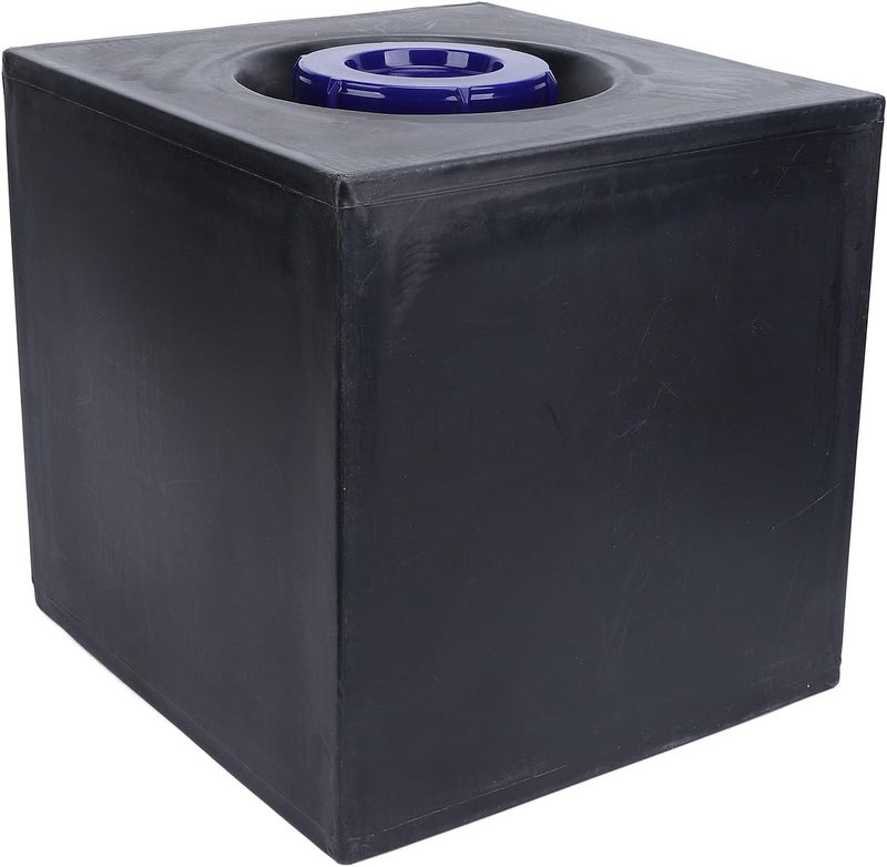 8 Gallon RV Water Tank, Square Heat and Cold Storage, 12.8 X 12.4 X 12 Inches Black - Heavy Duty Seamless Design, Large Water Inlet, Ideal for Trailers and Boats - Image 4