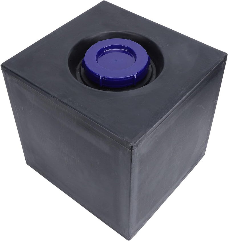 8 Gallon RV Water Tank, Square Heat and Cold Storage, 12.8 X 12.4 X 12 Inches Black - Heavy Duty Seamless Design, Large Water Inlet, Ideal for Trailers and Boats - Image 3