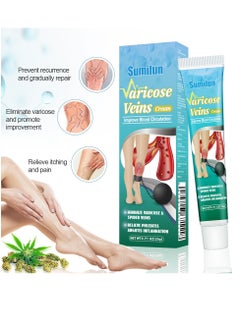 Sumifun Varicose Veins Cream Relief Phlebitis Angiitis 100% Natural Ingredients Added Eliminate the Appearance of Varicose Veins - Vein Inflammation Treatment for Men & Women 20g  - Image 3