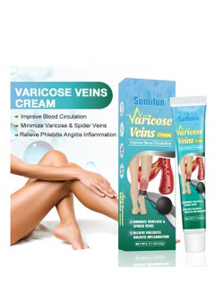 Sumifun Varicose Veins Cream Relief Phlebitis Angiitis 100% Natural Ingredients Added Eliminate the Appearance of Varicose Veins - Vein Inflammation Treatment for Men & Women 20g  - Image 4