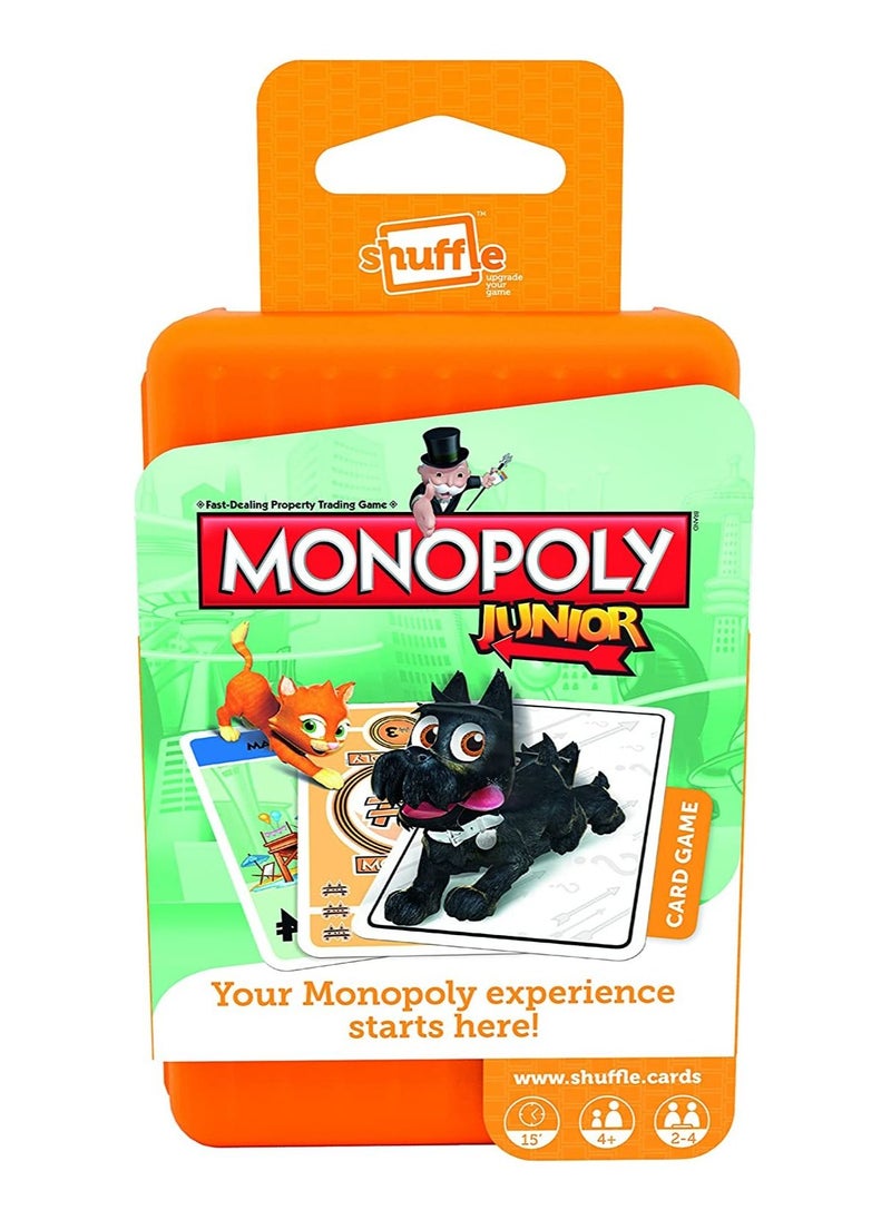 Shuffle - Monopoly Junior Shuffle Card Game - Image 1