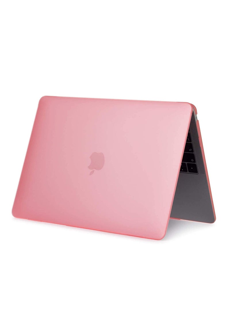 New MacBook Air 13 inch Case 2022 2021 2020 M1 A2337 A2179 A1932 Plastic Hard Shell Case with Keyboard Cover for Mac Retina Display with Touch ID Pink